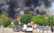 Marokkanen verdacht van grote brand in Duits opvangcentrum