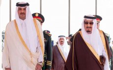Emir Qatar en Koning Saoedi-Arabië ontmoeten elkaar in Tanger