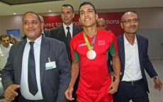 Triomfantelijke aankomst Mohamed Rabii in Casablanca (foto's)