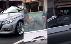 Koning Mohammed VI met cabrio in Casablanca (video)