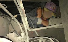 Minderjarige Marokkaan bij motor bus ontdekt in Sebta (foto's)
