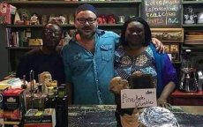 Koning Mohammed VI in populair restaurant in Nigeria (foto)