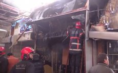 Twintigtal winkels door brand verwoest in Casablanca
