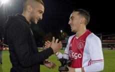 Hakim Ziyech en Abdelhak Nouri doen panna challenge (video)