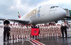 Grootste vliegtuig ter wereld op luchthaven Casablanca (foto)