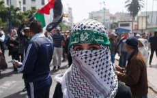 Demonstratie tegen Israël in Casablanca (foto's)