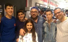 Foto's van Koning Mohammed VI in Californië