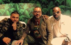 Foto: Koning Mohammed VI en rapper Maître Gims