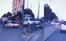 Taxi in Casablanca vlucht weg na ongeval (video)
