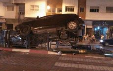 Dronken zoon Kamerlid veroorzaakt zwaar ongeval in Rabat (foto's)