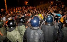 72 agenten gewond tijdens grote mars Al Hoceima