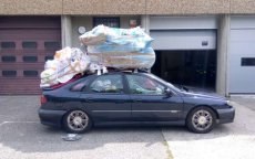Auto op weg naar Marokko 400 kilo te zwaar beladen (foto)