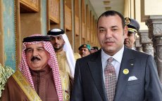 Koning Bahrein op bezoek in Marokko