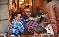 Foto: Koning Mohammed VI, Moulay Ismail en Teddy Riner