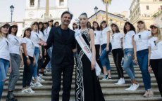 Marokkaanse Imane Bassou fotomodel van het jaar in Italië