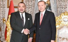 Koning Mohammed VI schrijft naar Turkse president Recep Tayyip Erdogan