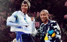 Imaan Hammam en Pharrell Williams samen op cover Vogue (foto's)