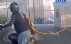 Auto ramt Spaanse grenspost in Melilla (video)