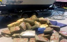 Spaanse politie onderschept ton drugs op jacht uit Marokko (video)