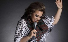 Al Quds: Najat Aatabou uit solidariteit met Palestijnen (foto)