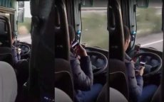Appende buschauffeur schokt in Marokko (video)