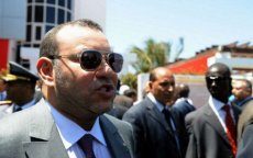 Koning Mohammed VI in Gabon aangekomen