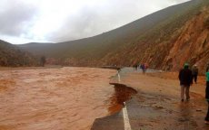 Meerdere wegen dicht door slecht weer in Marokko