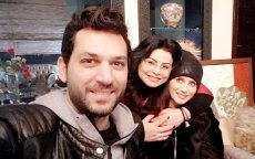 Iman Elbani en Murat Yildirim op bezoek bij Latifa Raafat (foto)