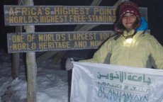 Jongste Marokkaanse ooit op top Kilimandjaro