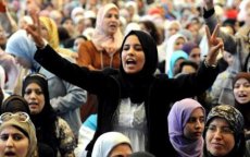 Marokko: eerste wedstrijd voor vrouwen adouls 