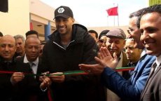 Badr Hari huldigt school in in Kenitra (foto's)