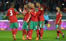 Marokkaans elftal dolblij in vliegtuig na overwinning tegen Servië (video)