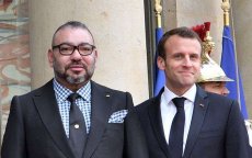 Koning Mohammed VI ontmoet Franse president Emmanuel Macron (foto en video)