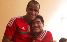 Diego Maradona en Rivaldo dol op Marokko (foto)