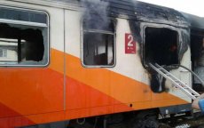 Brand in trein in Marokko, ONCF reageert