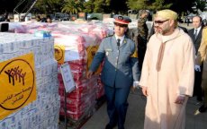 Marokkaanse humanitaire hulp voor Palestina in Jordanië aangekomen
