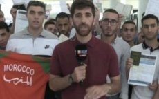 Tientallen Marokkanen op luchthaven Algiers gestrand (video)