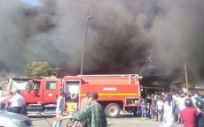 Brand tijdens ontruiming migranten-kraakpand in Fez