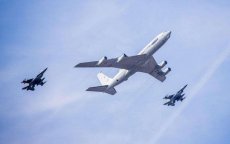 Toestel Royal Air Maroc door straaljagers geëscorteerd