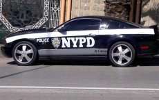 Auto NYPD in Tanger gespot (foto)