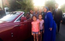 Koning Mohammed VI in straten Al Hoceima gespot