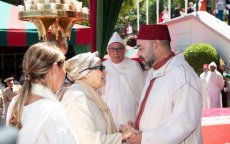 Koning Mohammed VI ontvangt dochter Abdelkrim El Khattabi (video)