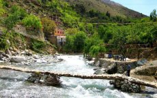 Marokko: water stijgt plots in vallei Ourika (video)