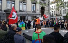 Honderden Marokkanen op straat voor Rif in Brussel