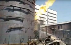 Veel schade door brand in fabriek in Kenitra (video)