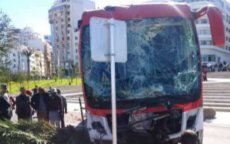 Marokko: veel schade door ongeval met bus in marina Tanger (foto's)