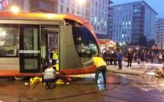 Casablanca : indrukwekkend ongeval tussen vrachtwagen en tram (foto's)