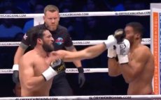 Jamal Ben Saddik wint Glory "met één hand" (video)