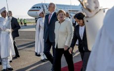 Angela Merkel op Djemaa El Fna plein in Marrakech (video)