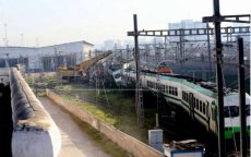 Trein ontspoord in Casablanca (video)